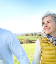 Couple in a field